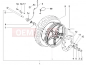 Front wheel - Gilera Runner 200 VXR 4T 2005