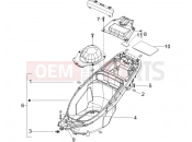 Helmet huosing - Undersaddle - Gilera Runner 200 VXR 4T 2005