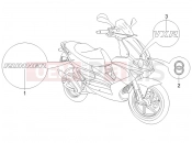 Plates - Emblems - Gilera Runner 200 VXR 4T 2005