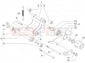 Swinging arm - Gilera Runner 200 VXR 4T 2005