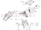 gilera 2006 Runner 200 VXR 4T Rear cover - Splash guard