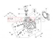 gilera 2007 Runner 200 VXR 4T (ZAPM464) Head unit - Valve