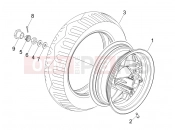 gilera 2006 Stalker 50 Rear wheel