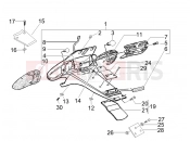 gilera 2007 Stalker 50 Rear cover - Splash guard