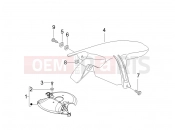 gilera 2007 Stalker 50 Wheel huosing - Mudguard