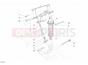 DUCATI 2008 Monster S2R 1000 REAR SHOCK ABSORBER » SWING ARM