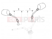gilera 2011 Stalker 50 Driving mirror/s