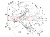 gilera 2011 Stalker 50 Rear cover - Splash guard