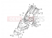 gilera 2012 Stalker 50 Front shield