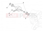 gilera 2010 Stalker 50 Naked Crankshaft