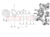 gilera 2010 Stalker 50 Naked Cylinder-piston-wrist pin unit