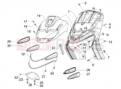 gilera 2010 Stalker 50 Naked Front shield
