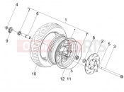 gilera 2010 Stalker 50 Naked Front wheel