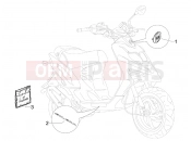 gilera 2010 Stalker 50 Naked Plates - Emblems