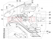 gilera 2010 Stalker 50 Naked Rear cover - Splash guard