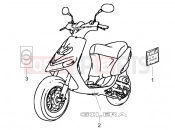 Plates - Emblems - Gilera Stalker 50 Special Edition 2007