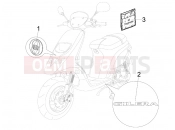 gilera 2007 Storm 50 Plates - Emblems