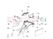 gilera 2009 Storm 50 Rear cover - Splash guard