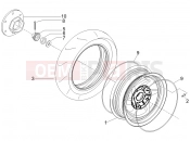 gilera 2009 Storm 50 Rear wheel
