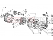 Clutch unit - Gilera Zulu