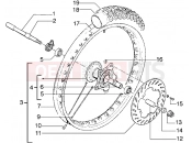 Front wheel - Gilera Zulu