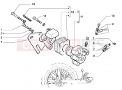 Rear brake caliper - Gilera Zulu