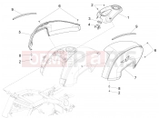 MOTOGUZZI Audace 1400 Carbon ABS tank burkolat