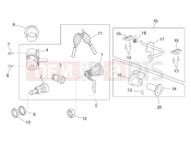 APRILIA SCARABEO 2001 Scarabeo 50 Ditech FRAME » Lock hardware kit