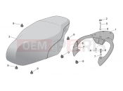 APRILIA SCARABEO 2002 Scarabeo 50 Ditech FRAME » Seat - Carrier