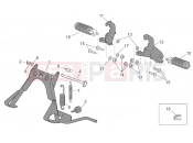 APRILIA SCARABEO 2003 Scarabeo 50 Ditech FRAME » Foot rests - Lateral stand
