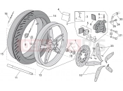 APRILIA SCARABEO 2004 Scarabeo 50 Ditech FRAME » Front wheel