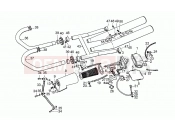 Intake-exhaust - Motoguzzi SP 1000 1982