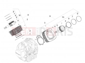 MOTOGUZZI V9 Bobber 850 ABS Cylinder - Piston