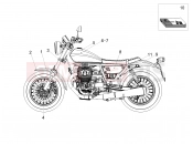 MOTOGUZZI V9 Bobber 850 ABS Decal