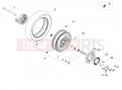 MOTOGUZZI V9 Bobber 850 ABS Rear wheel