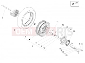MOTOGUZZI V9 Roamer 850 ABS Rear wheel