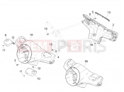 vespa GTS 300 4V ie ABS (USA) Handlebars coverages