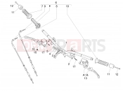 vespa GTS 300 4V ie ABS (USA) Handlebars - Master cil.