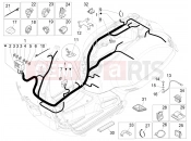 vespa GTS 300 4V ie ABS (USA) Main cable harness