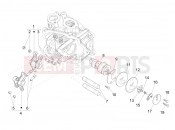 vespa GTS 300 4V ie ABS (USA) Rocking levers support unit