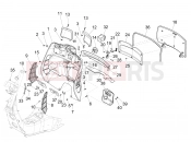 vespa GTS 300 4V ie ABS (USA) Front glove-box - Knee-guard panel