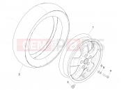 vespa GTS 300 4V ie ABS (USA) Front wheel