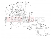 vespa GTS 300 4V ie Front glove-box - Knee-guard panel