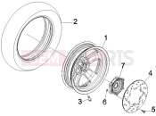 vespa GTS 300 4V ie Rear wheel