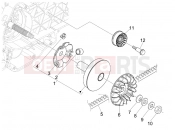 vespa GTV 300 / GTV 300 Touring 4V ie (USA) Driving pulley