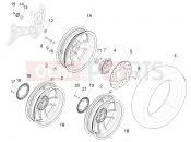 vespa GTV 300 / GTV 300 Touring 4V ie (USA) Rear wheel