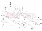 vespa GTS 300 Super Sport ie Swinging arm