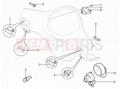 vespa GTS 300 Super Sport ie Selectors - Switches - Buttons