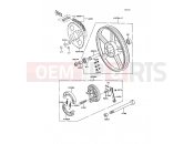 KAWASAKI 1990 Rear Hub