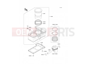 KAWASAKI EL250 (EL250-E2) Cylinder/Piston(s)